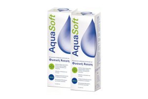 Amvis Aquasoft Υγρό Φακών Επαφής  360ml + 360ml